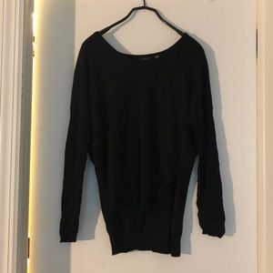 Dex Soft Black Long-Sleeved Sweater